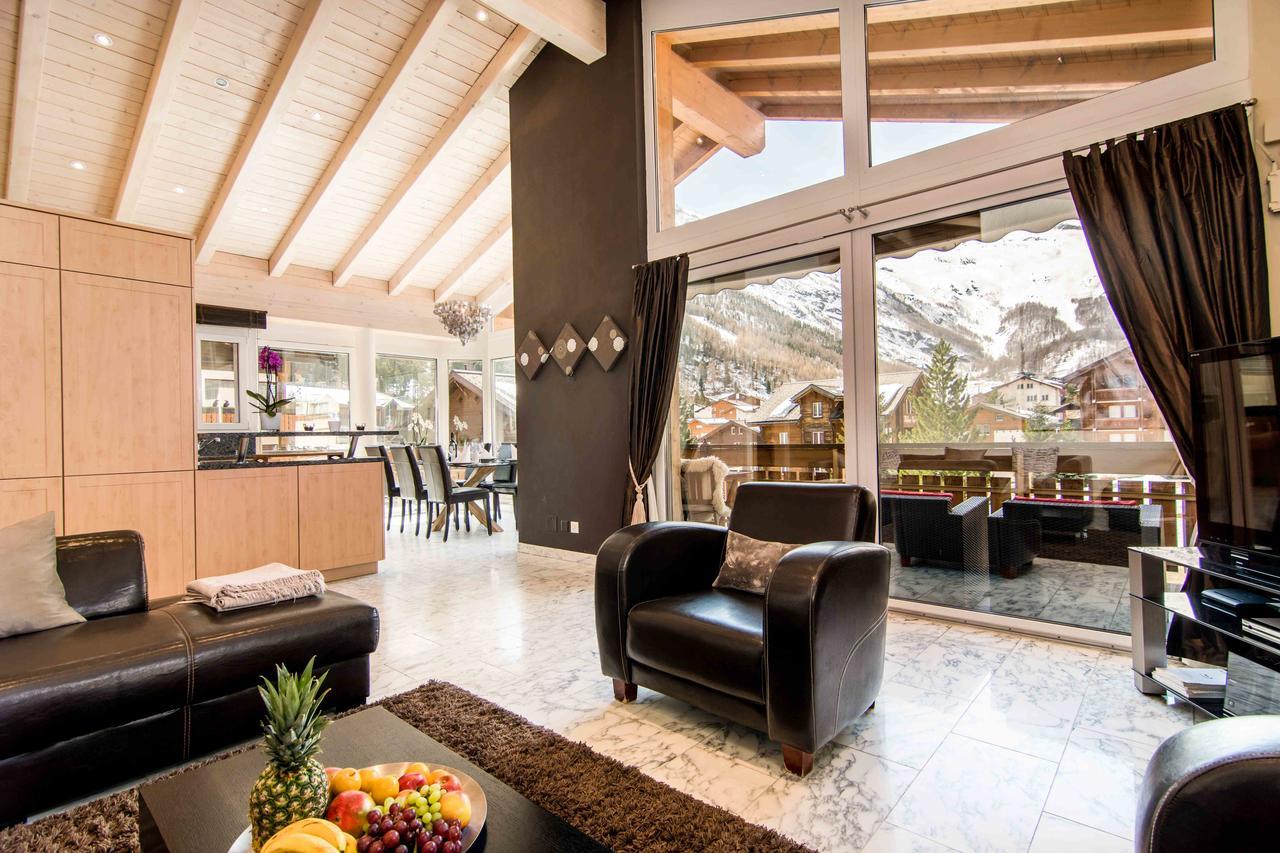 Chalet Sunshine Saas Fee Extérieur photo